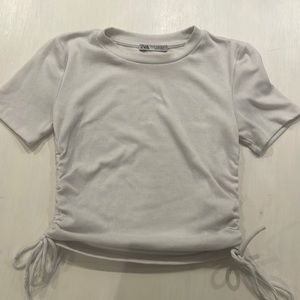 Zara, Size M, White Tee